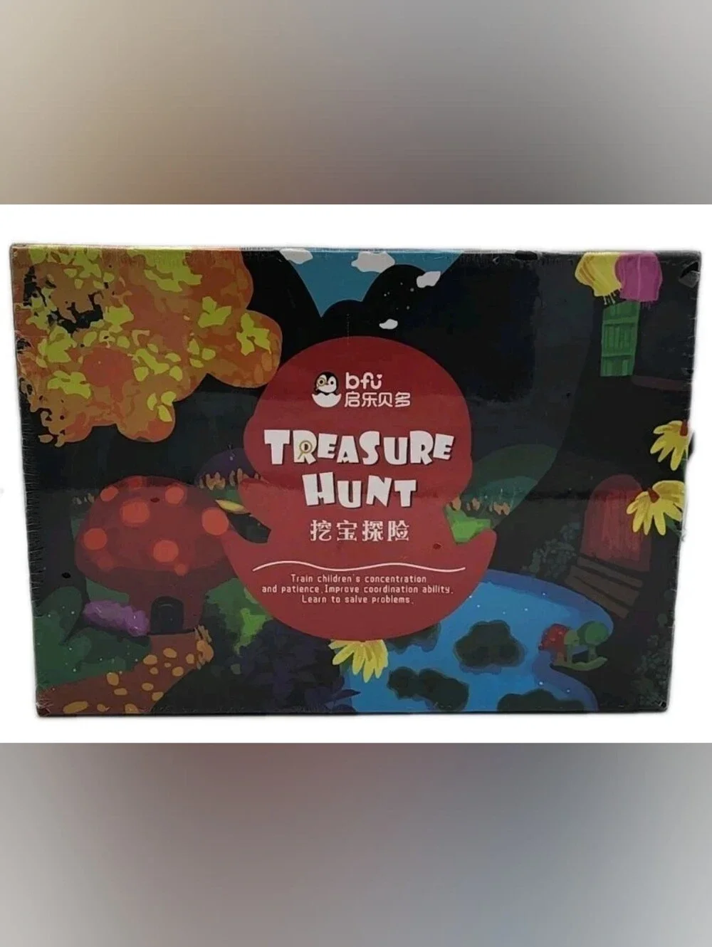 BFU Treasure Hunt Childrens Learning Game Solve Problems, Patience, Coordination